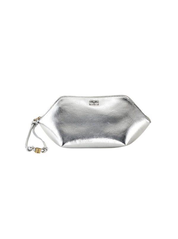 クラッチバッグ Ganni Clutches GANNI // Bou Zipped Clutch / Black - Seletti Concept Store