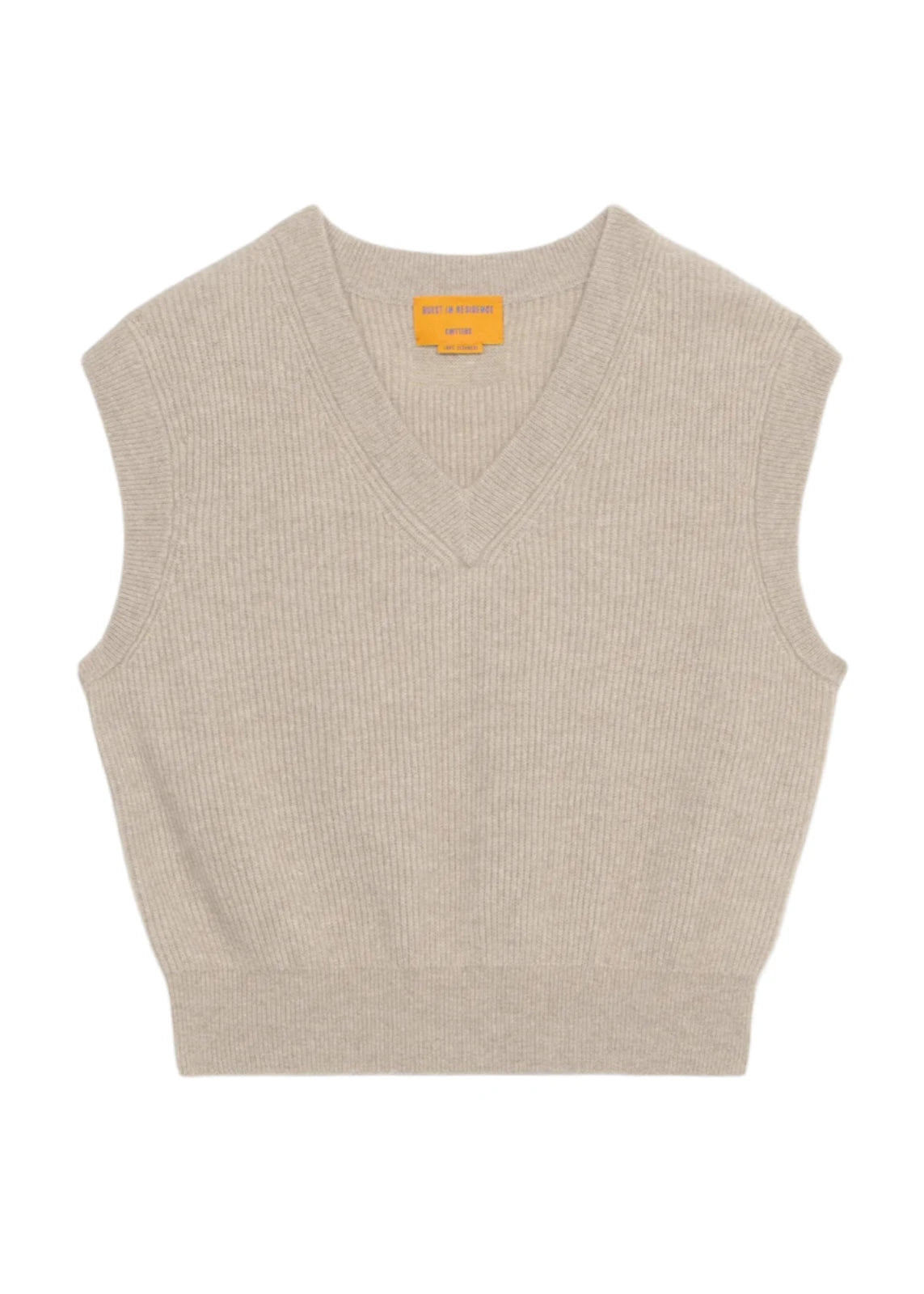 Guest In Residence // Rib Vest / Taupe Womens Guest In Residence