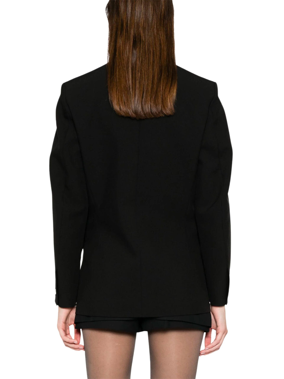 Woven Double Breasted Tailored Jacket / Black Womens Coperni 
