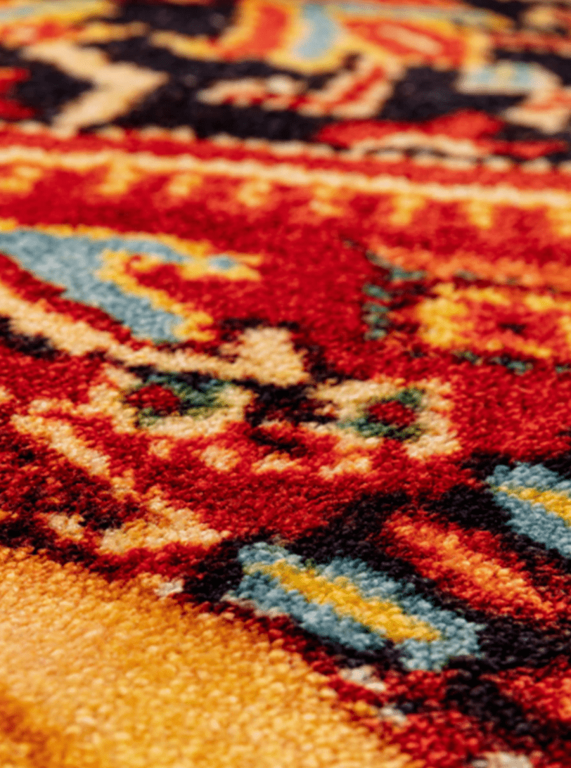 Lady on Carpet - Woven Rug Seletti Seletti 