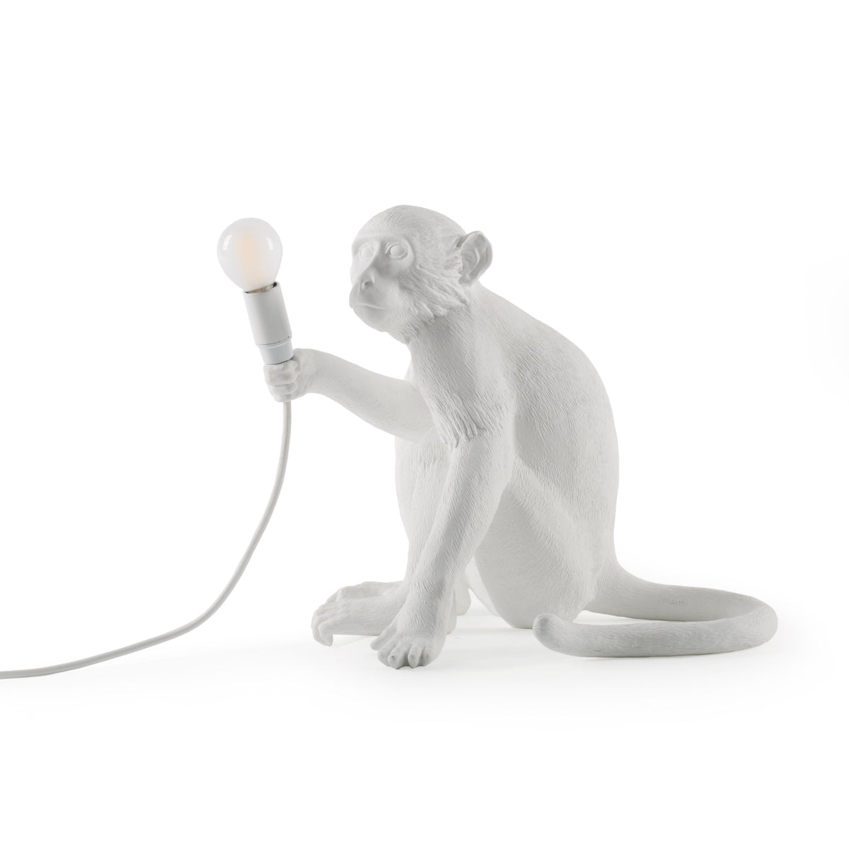 Monkey Sitting Lamp / White Seletti Seletti