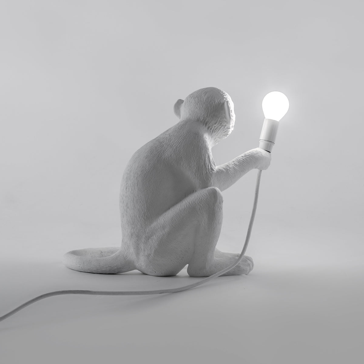 Monkey Sitting Lamp / White Seletti Seletti