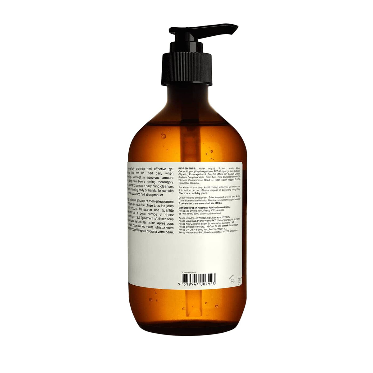 Aesop // A Rose By Any Other Name Body Cleanser / 500ml Beauty Aēsop 