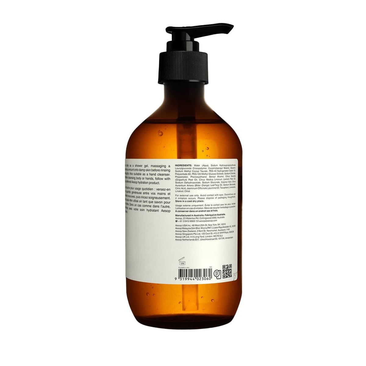 Aesop // Citrus Melange Body Cleanser / 500ml Beauty Aēsop 