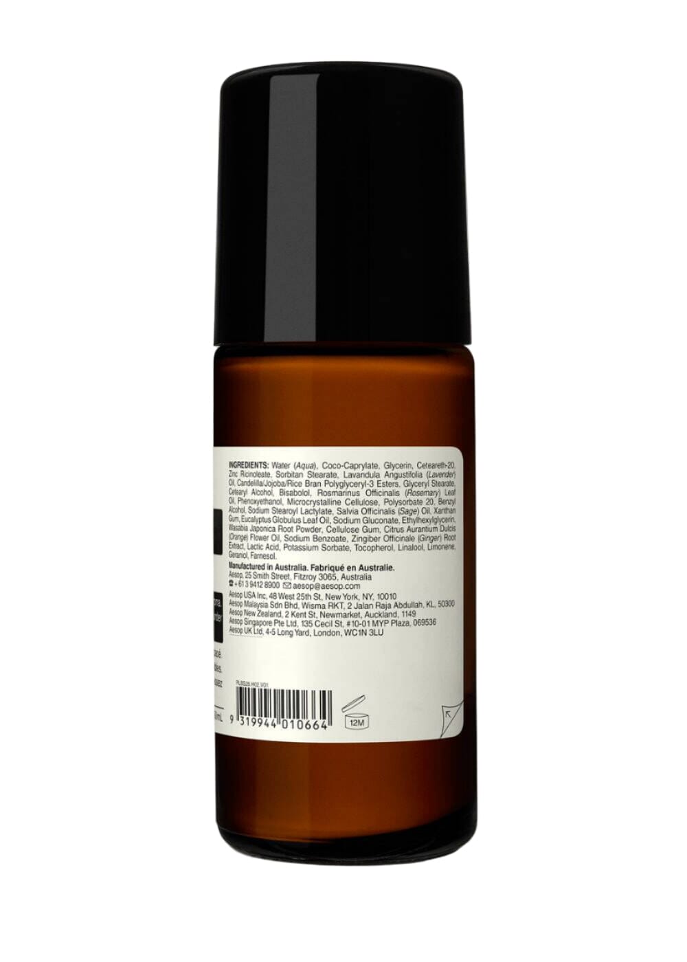 Aesop // Herbal Deodorant Roll-On / 50mL Beauty Aēsop 
