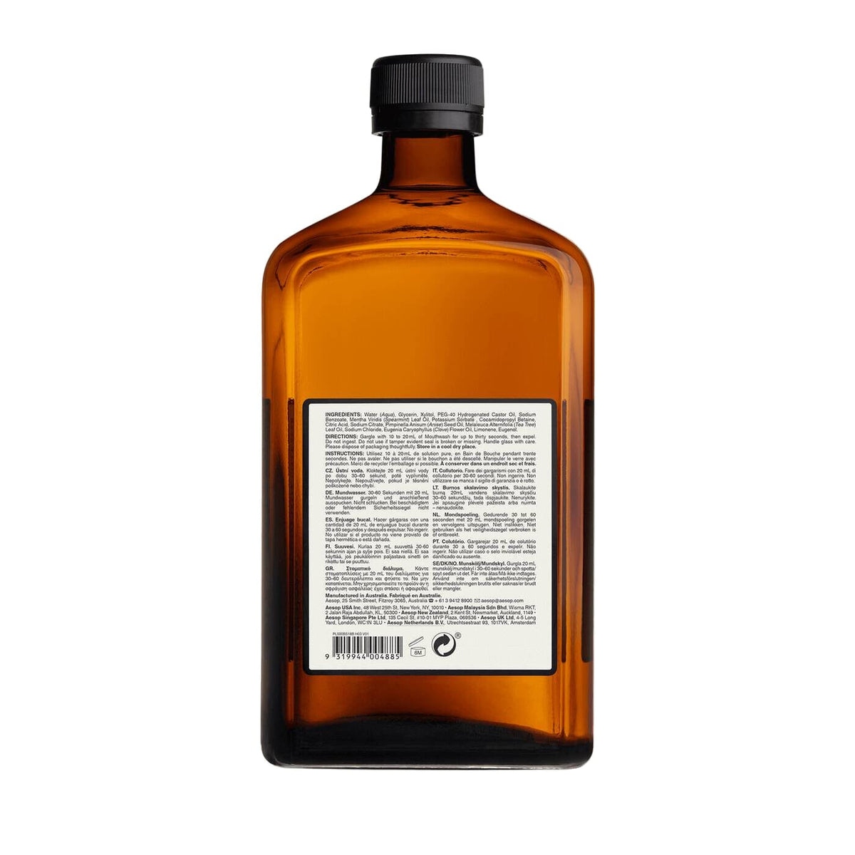 Aesop // Mouthwash 500ml Beauty Aēsop 