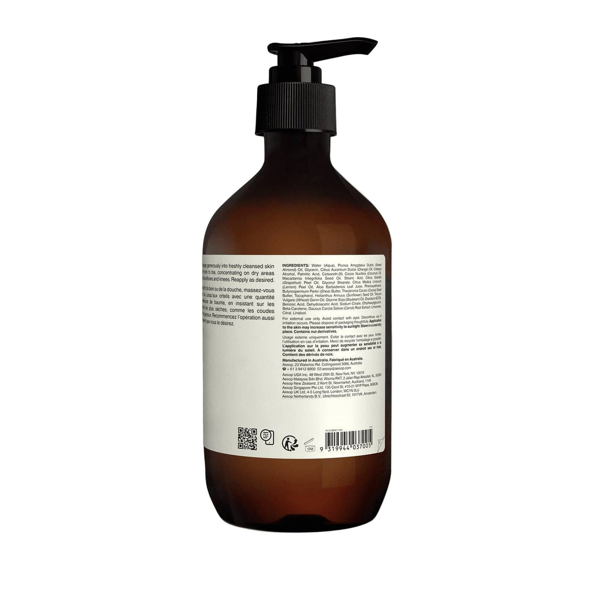 Aesop // Rind Concentrate Body Balm / 500ml Beauty Aēsop 
