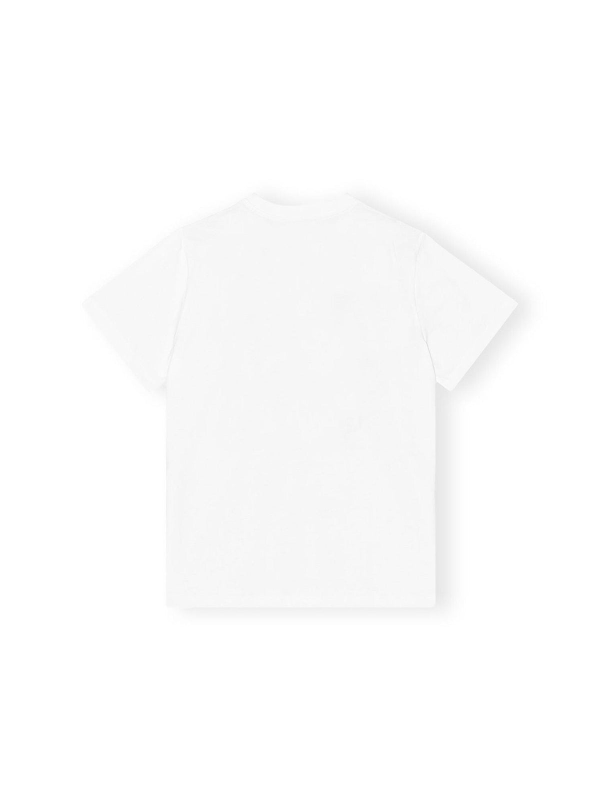Basic Jersey Lemon Relaxed T-shirt / Bright White Womens GANNI 