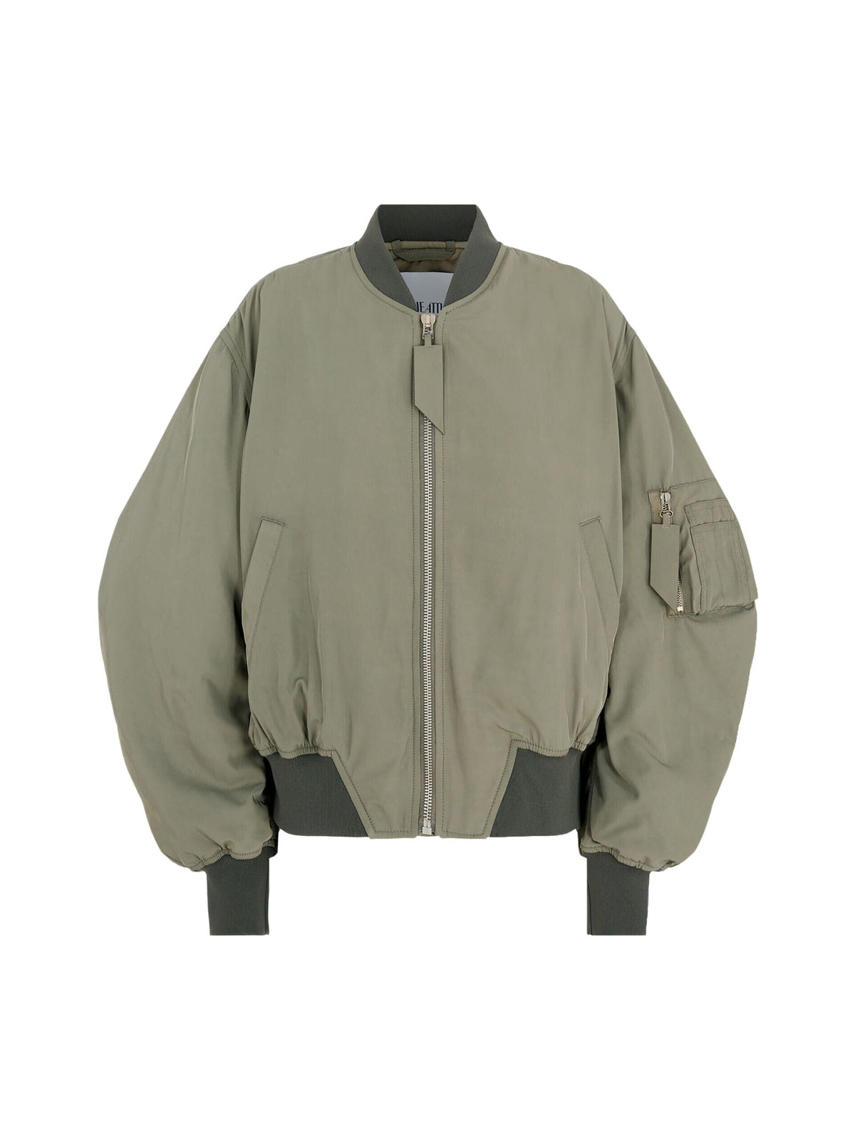 Bomber Nylon / Military Green Womens The Attico 