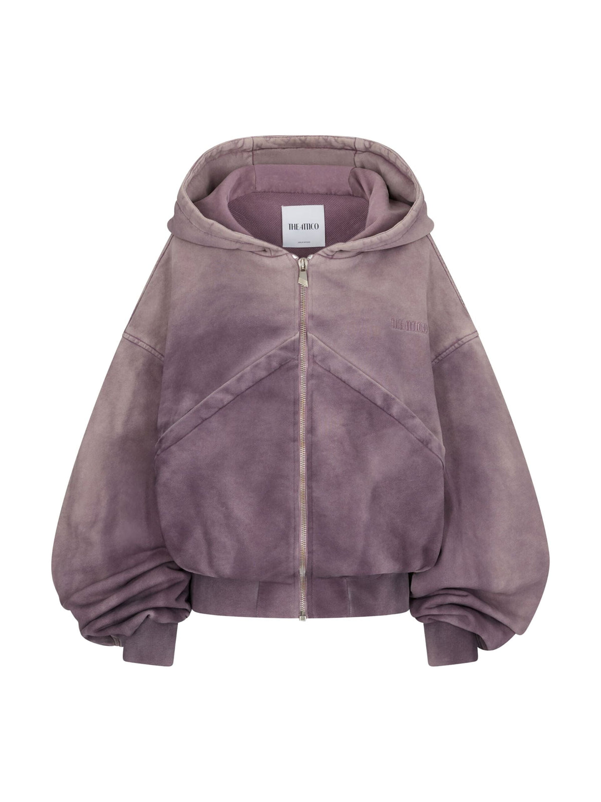 Bomber Sprayed Jersey / Mauve Womens The Attico 