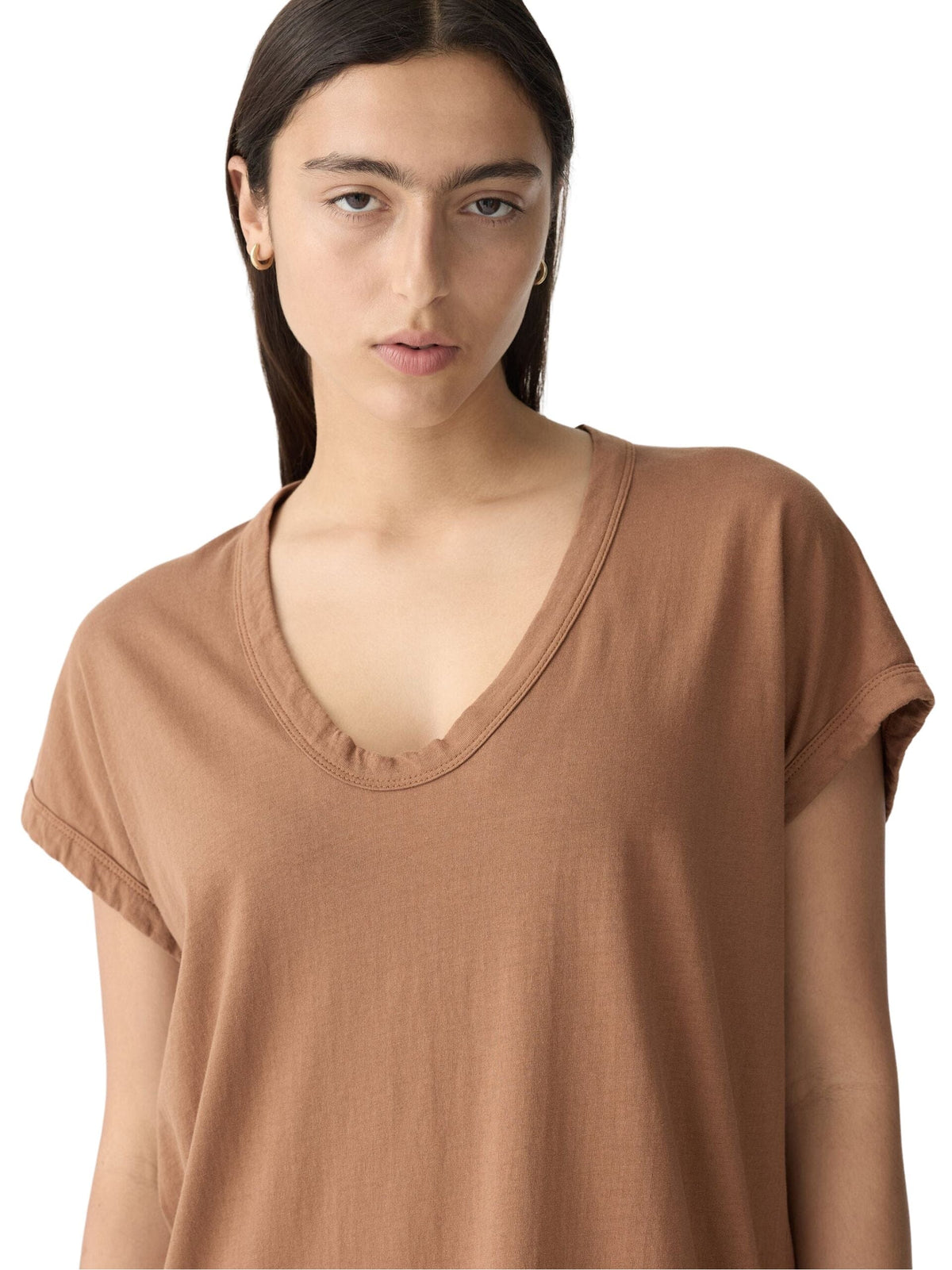 Boxy T-Shirt Dress / Argan Womens Bassike 