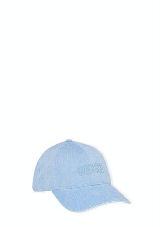 Cap Hat Denim / Baby Blue Womens GANNI 