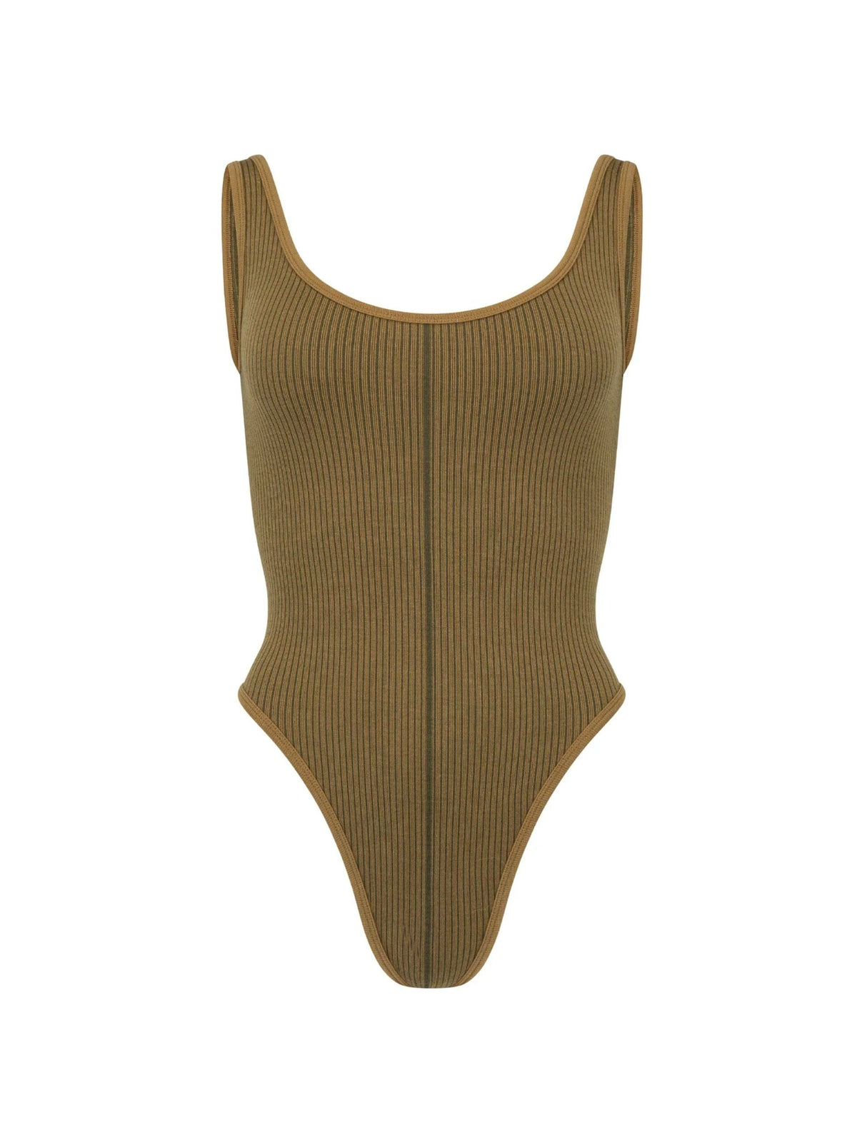 Classic Wool Bodysuit / Fennel Womens Nagnata 