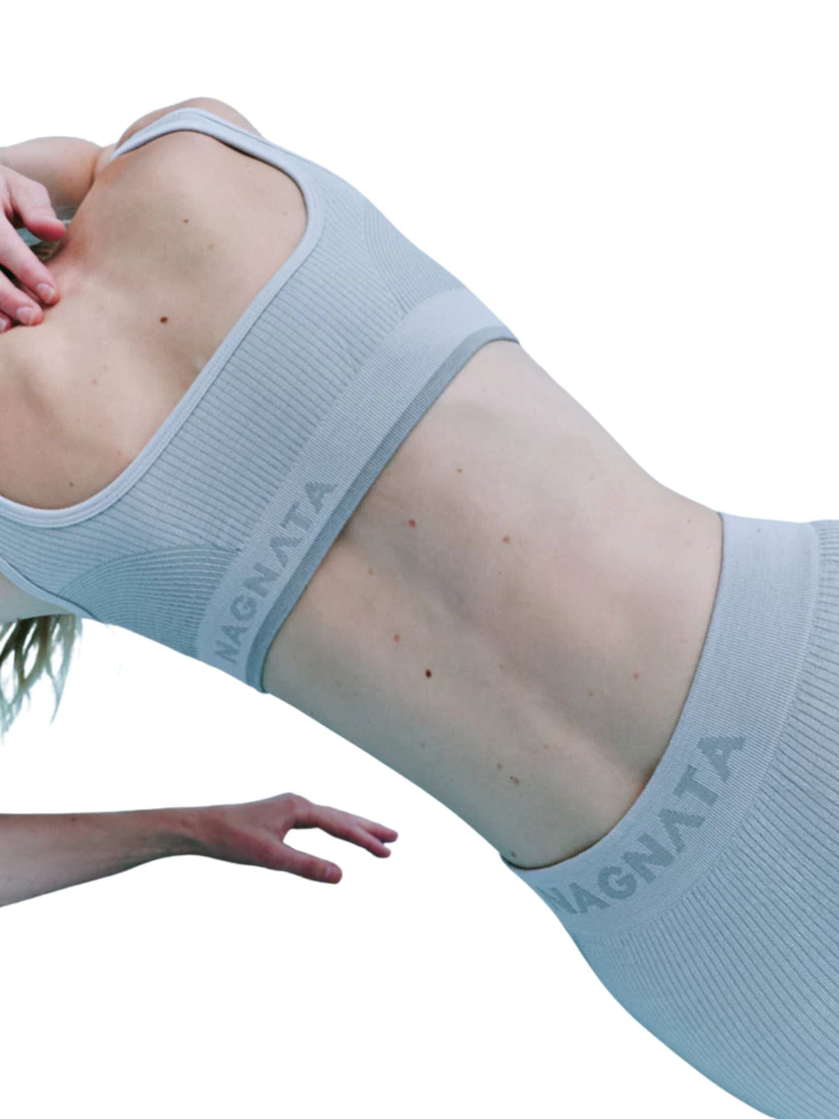 Classic Wool Bralet / Silver Womens Nagnata 