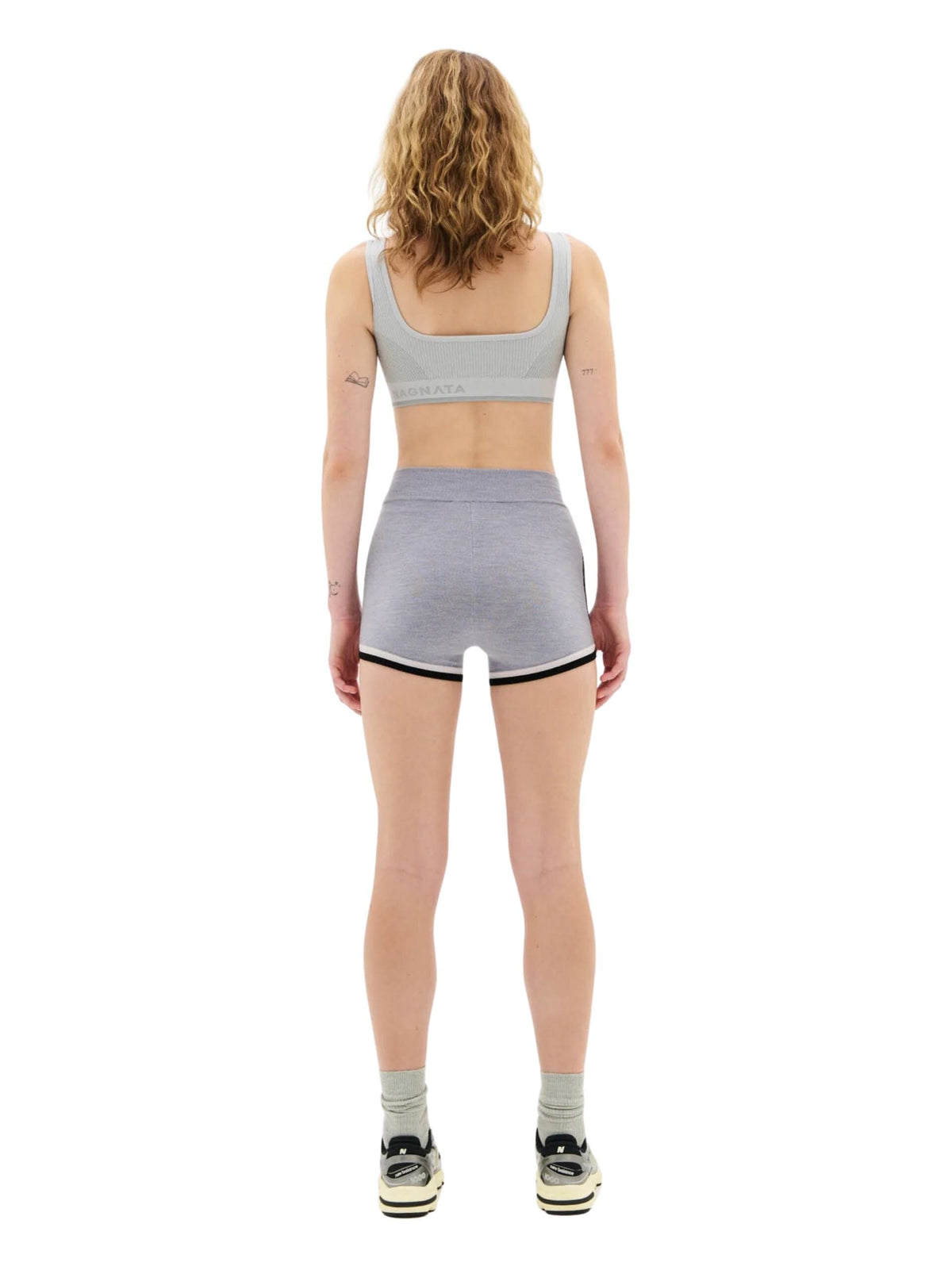 Classic Wool Bralet / Silver Womens Nagnata 