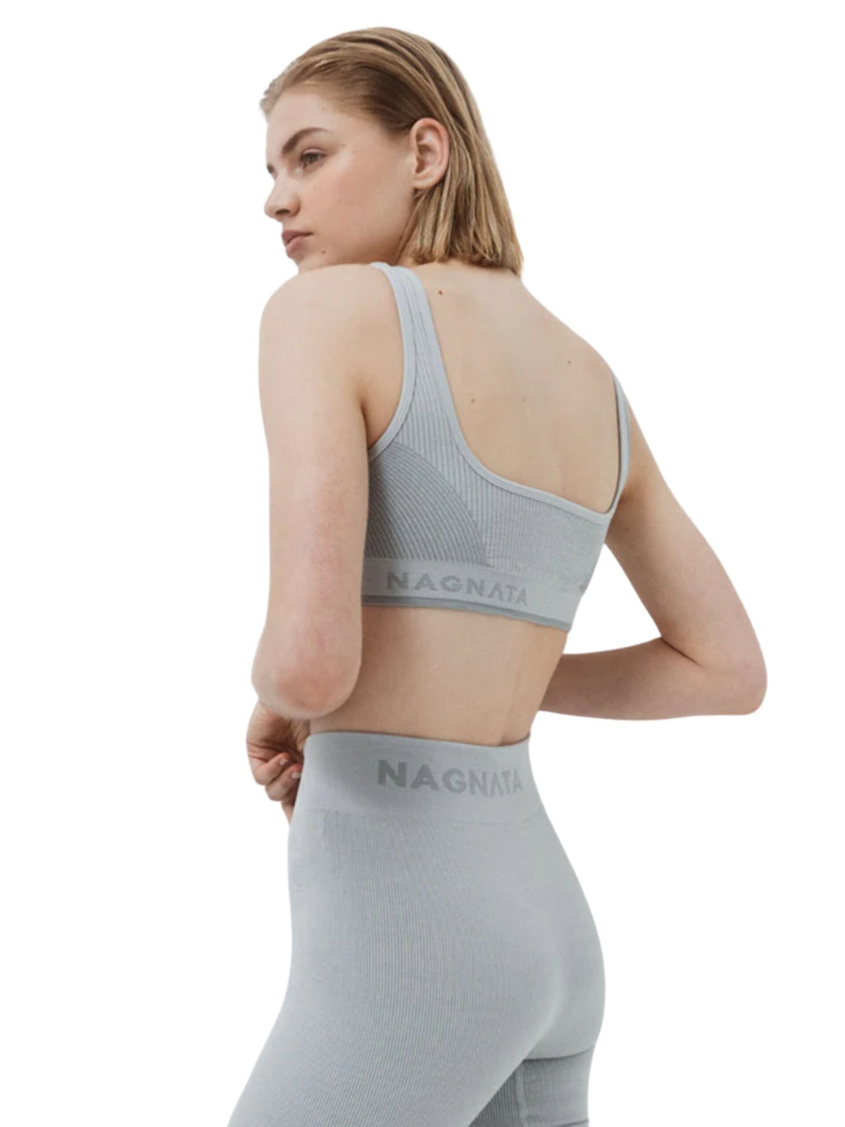 Classic Wool Bralet / Silver Womens Nagnata 