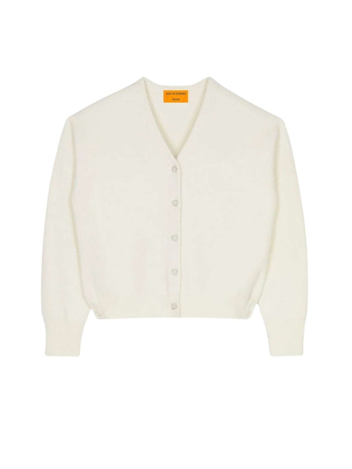 Collegiate Cardigan In Cashmere / Cream Womens Guest In Residence 