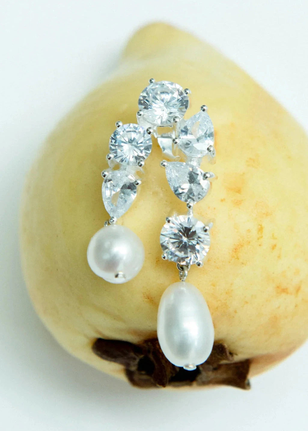 Completedworks // Cascading Earring Brass With Silver Post / Silver Plated Womens Completedworks 