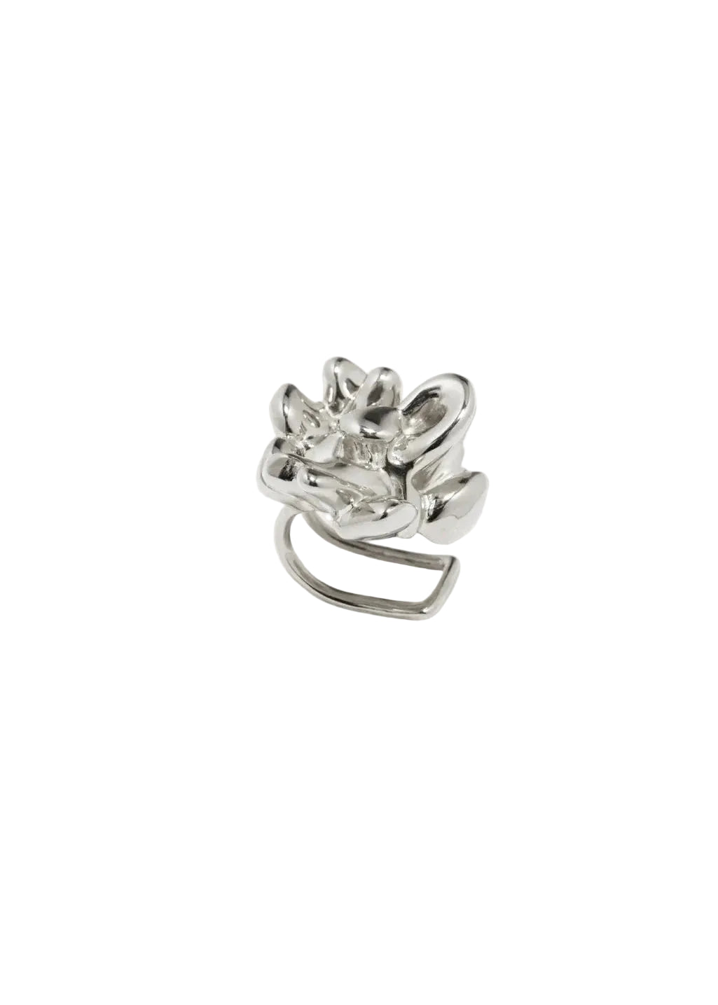 Completedworks // General Strike Ear Cuff / Silver Plated Womens Completedworks 