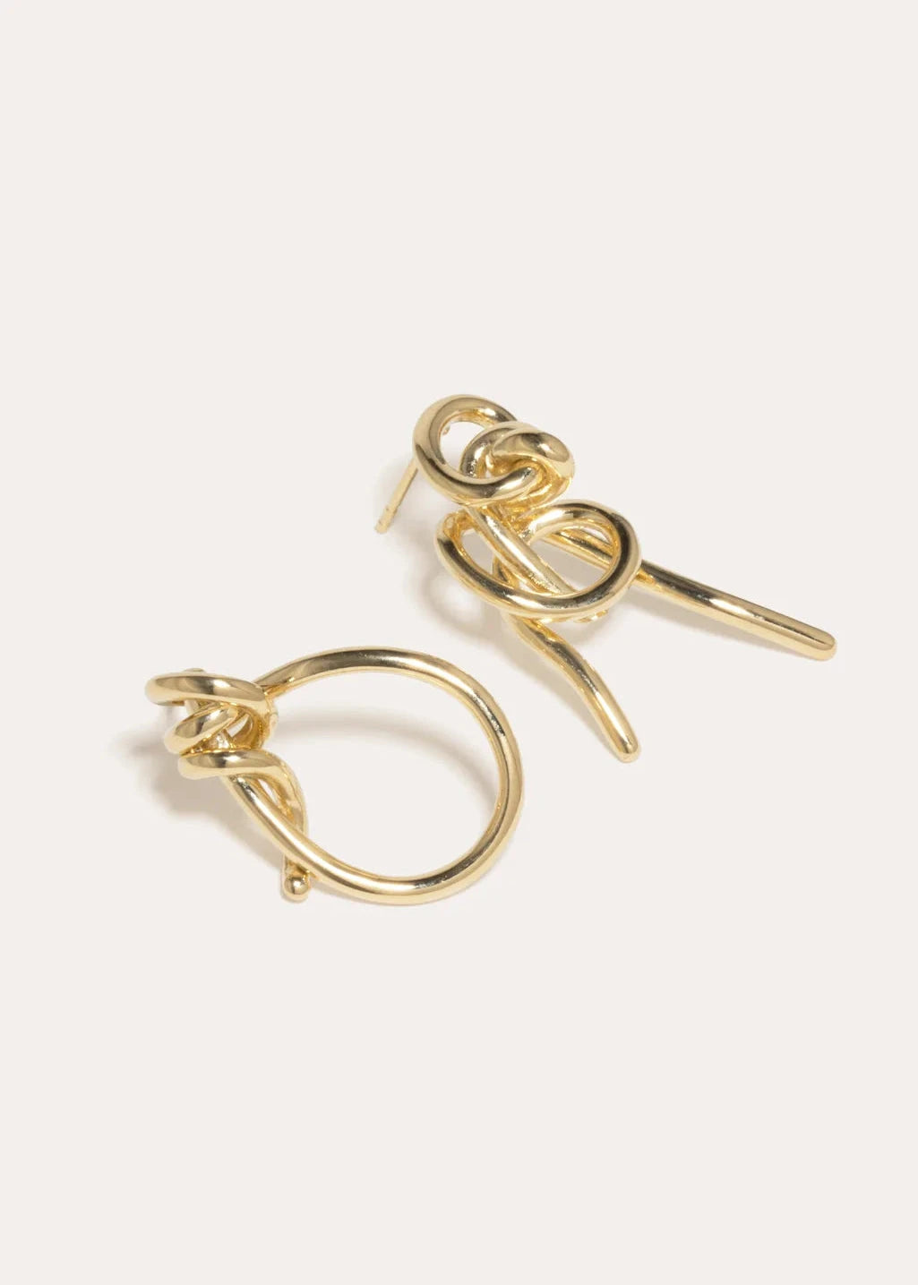 Completedworks // "Knotsobig" Thread / 18ct Gold Plated Womens Completedworks 