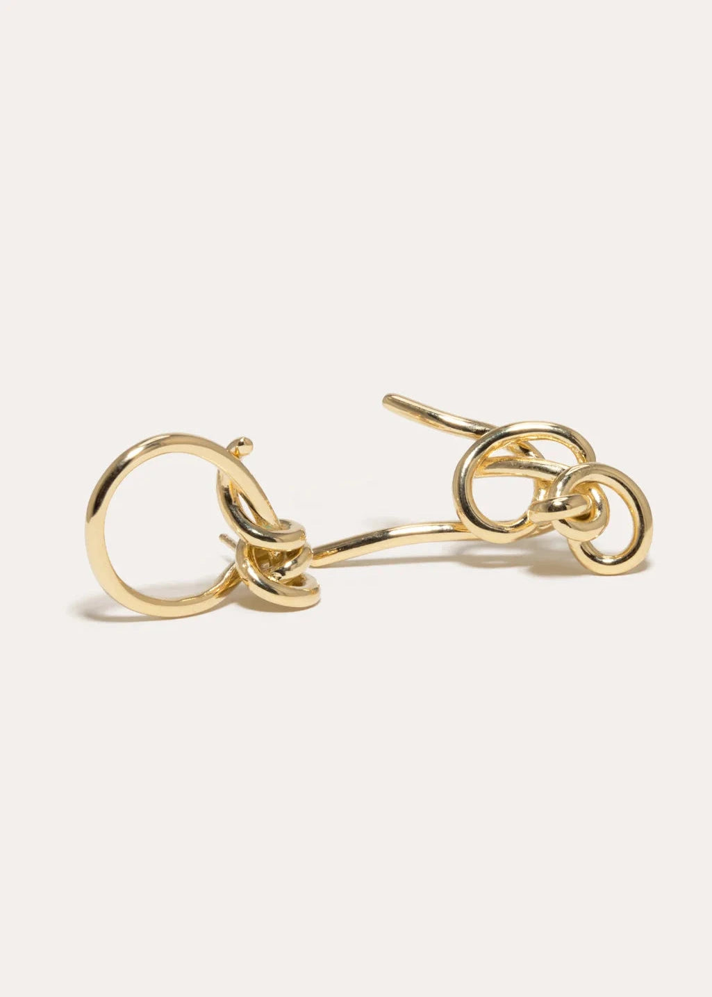 Completedworks // "Knotsobig" Thread / 18ct Gold Plated Womens Completedworks 
