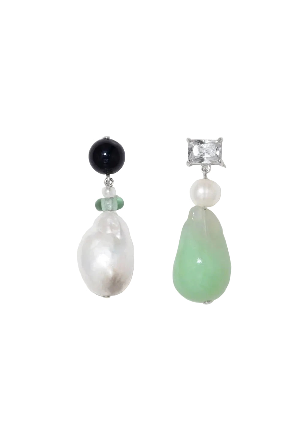 Completedworks // Peat Recycled Silver Earring / Silver Plated Womens Completedworks 