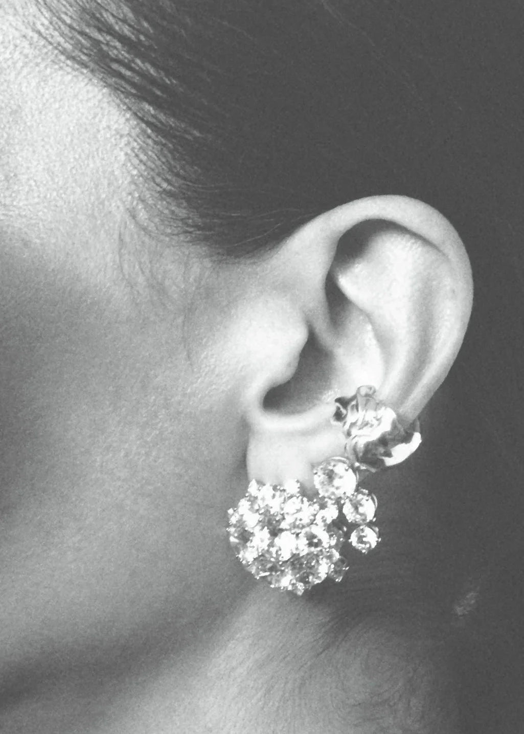 Completedworks // Recycled Silver Earring / Rhodium Plated Womens Completedworks 