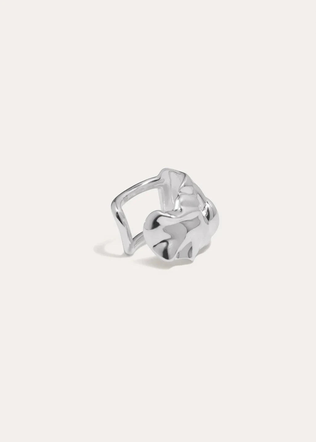 Completedworks // The Exorcism of Chaos Silver Plated Ear Cuff / Silver Womens Completedworks 