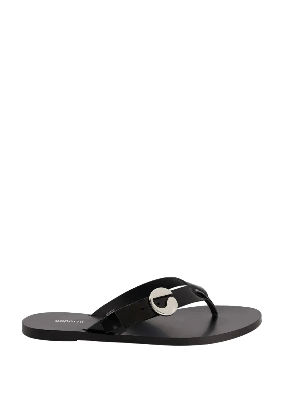 Coperni // C Logo Flip Flops / Black Womens Coperni 