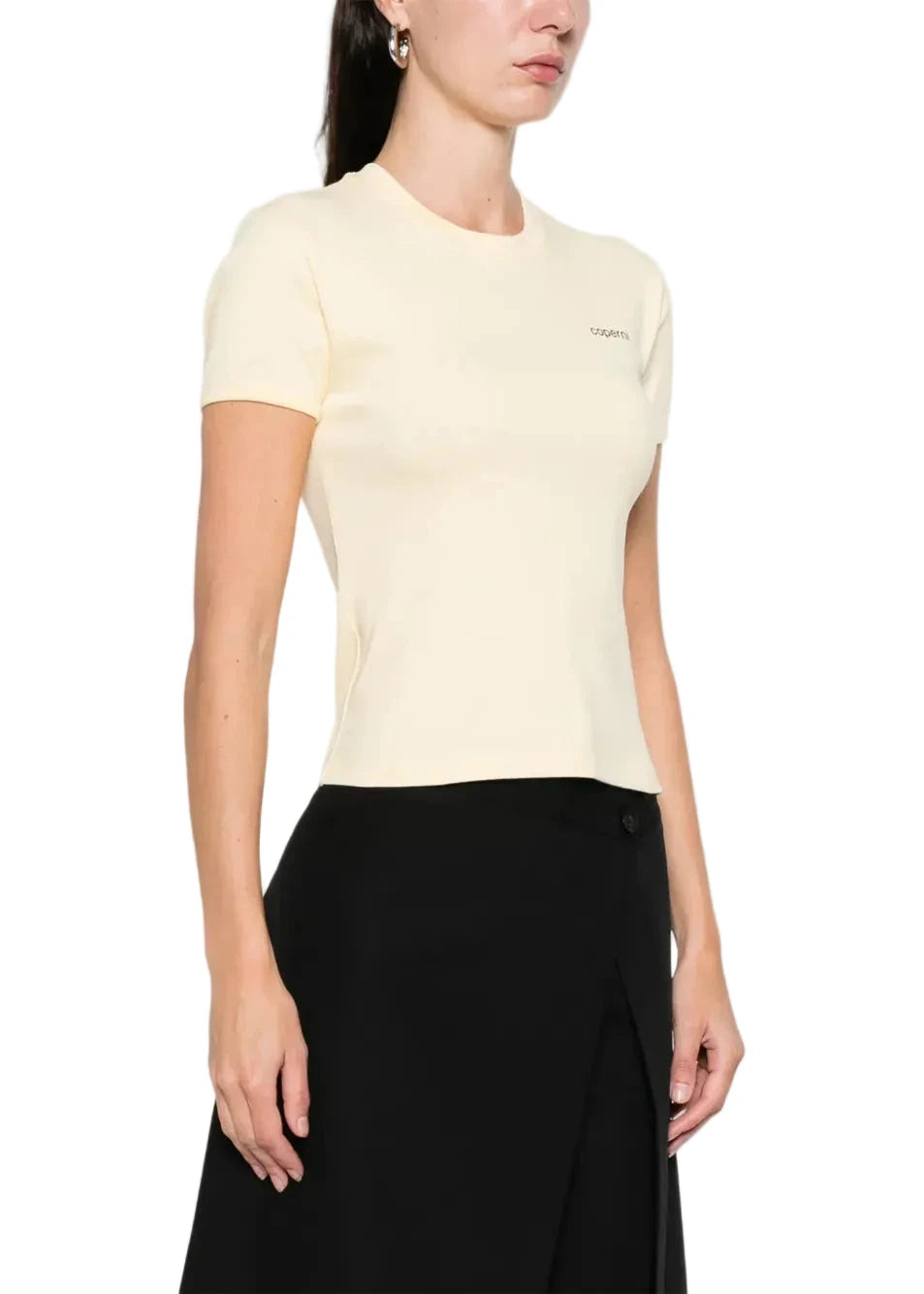 Coperni // Knitted Baby Tee / Yellow & Black Coperni 