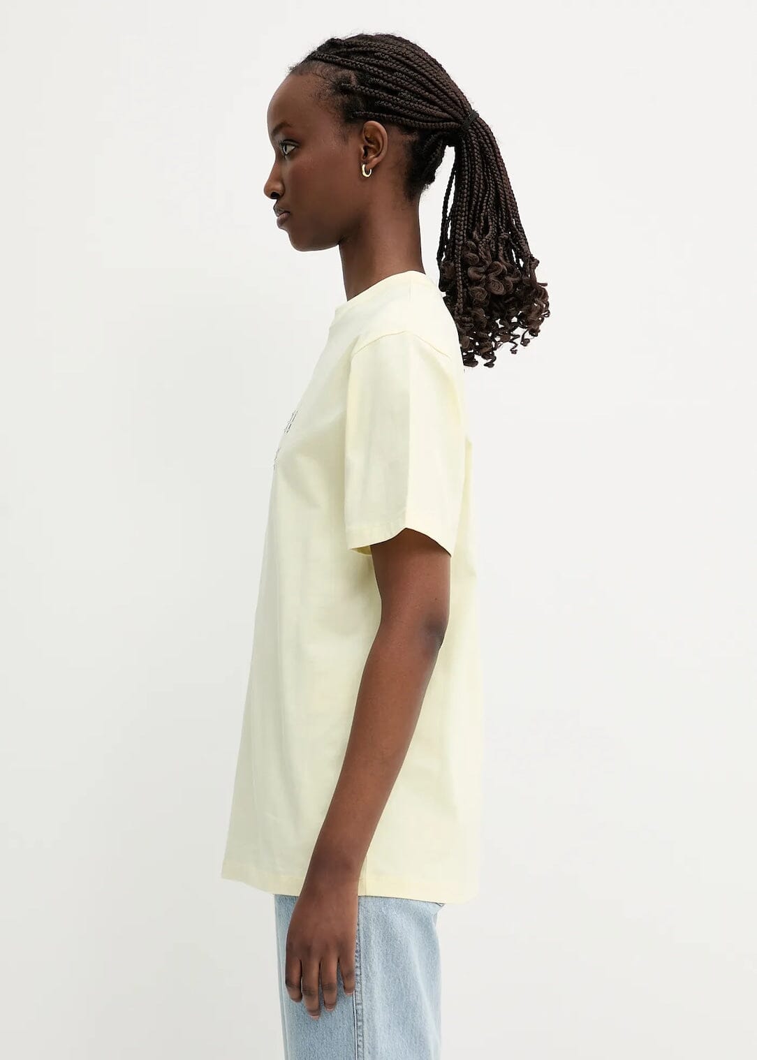 Coperni // Knitted Disney X Coperni Princess Boxy T-Shirt / Yellow Womens Coperni 
