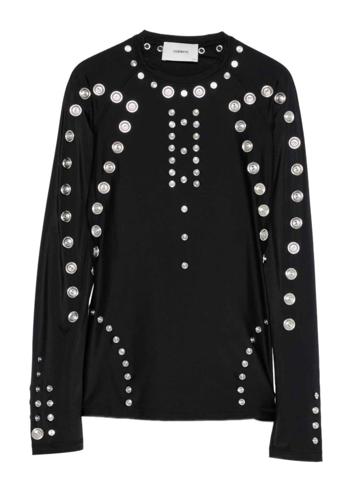 Coperni // Knitted Snap Top / Black Women&#39;s Coperni 