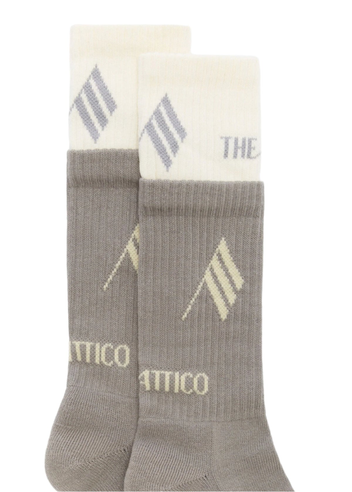 Cotton Socks / Light Grey Womens The Attico 
