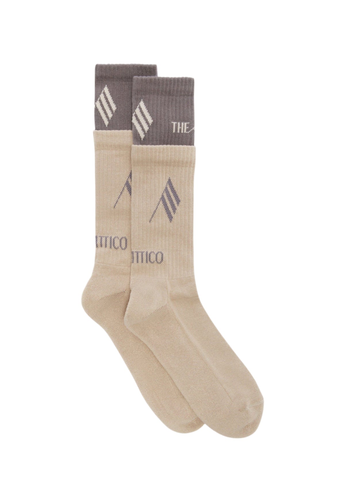 Cotton Socks / Taupe Womens The Attico 