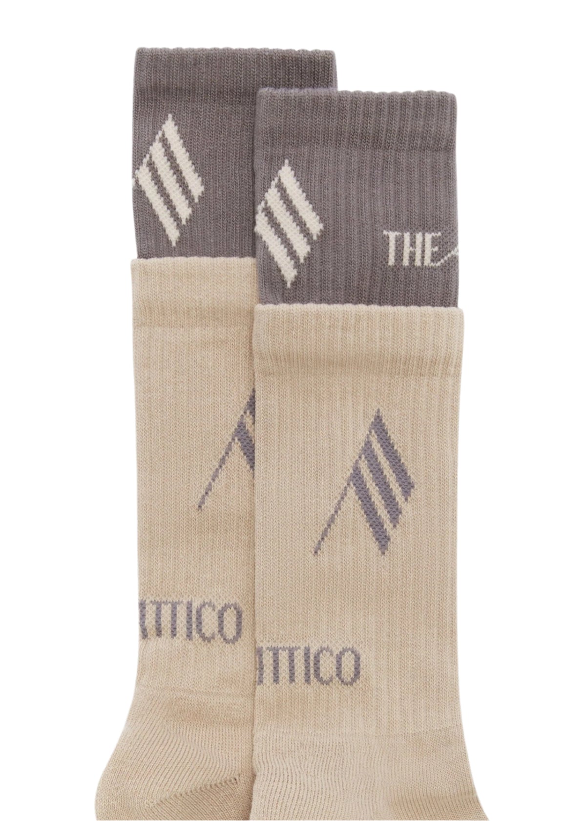 Cotton Socks / Taupe Womens The Attico 