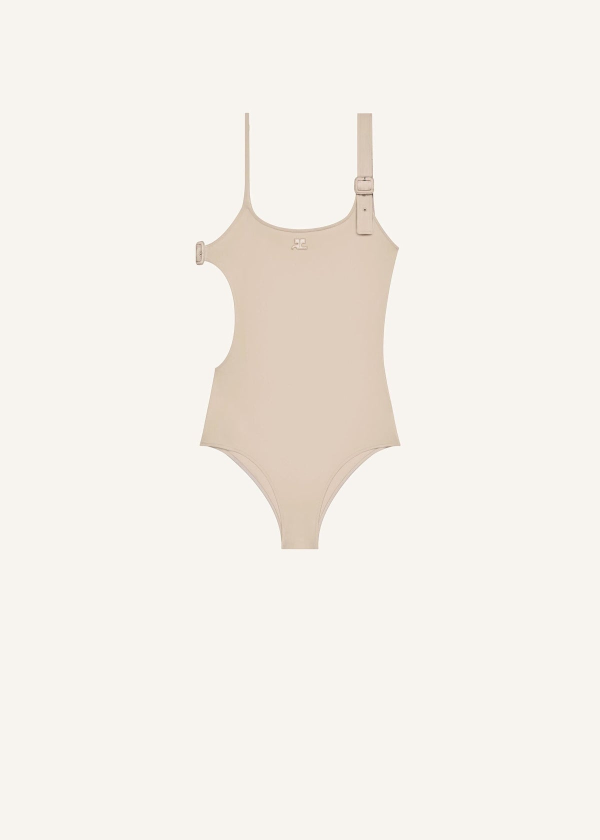 Courreges // Buckle 1-Piece Swimsuit / Sahara Womens Courreges 