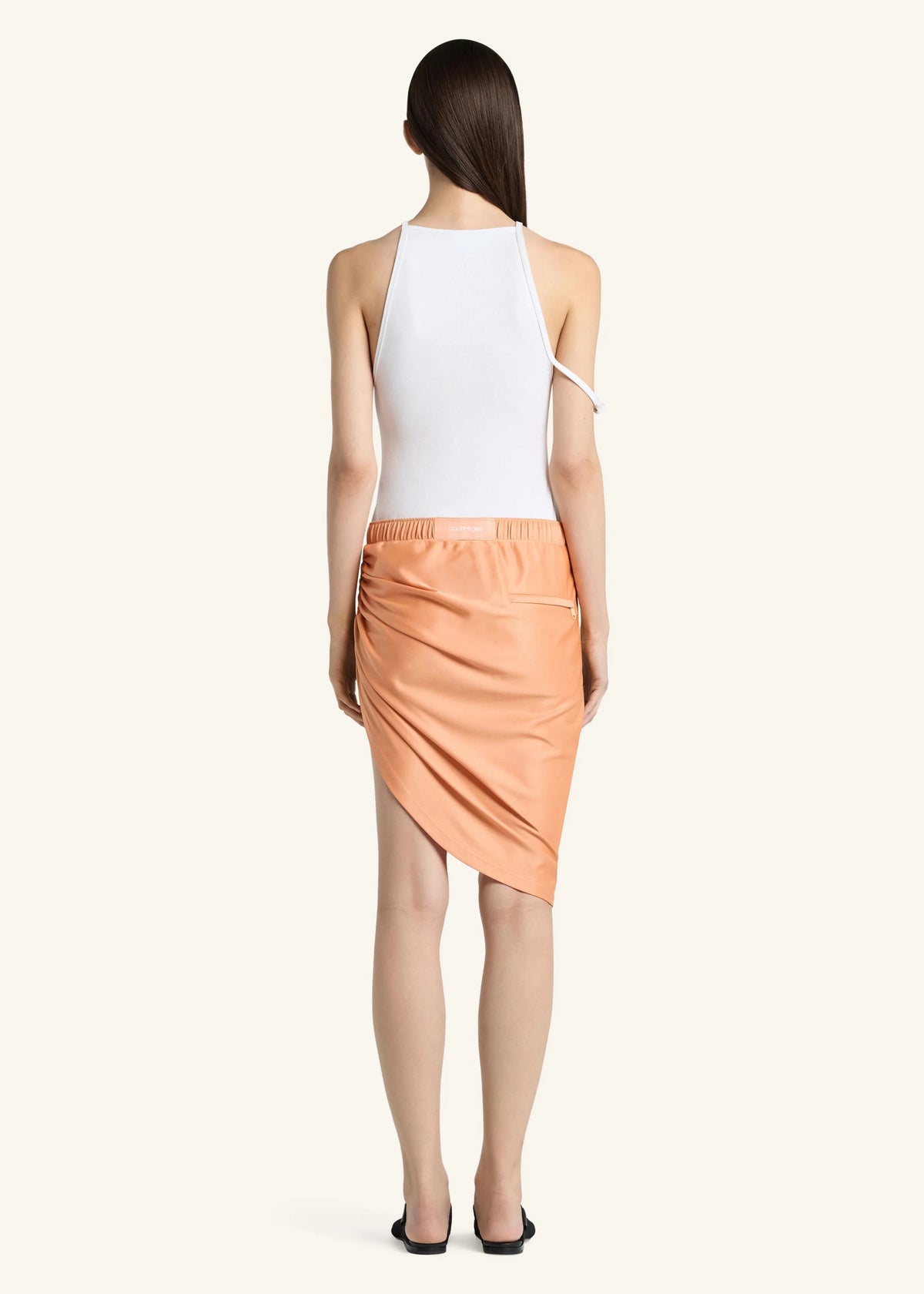 Courreges // Buckle 90's Rib Tank Top / Heritage White Womens Courreges 