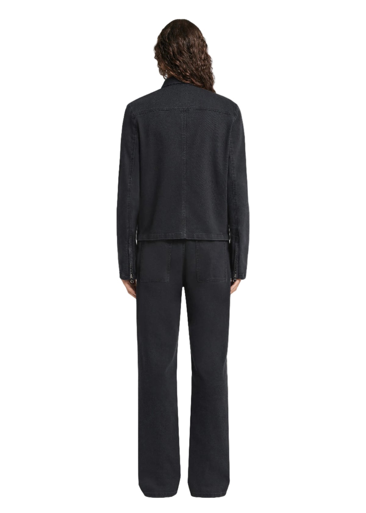 Courreges // City Shadow Denim Jacket / Denim Noir Delave Womens Courreges 