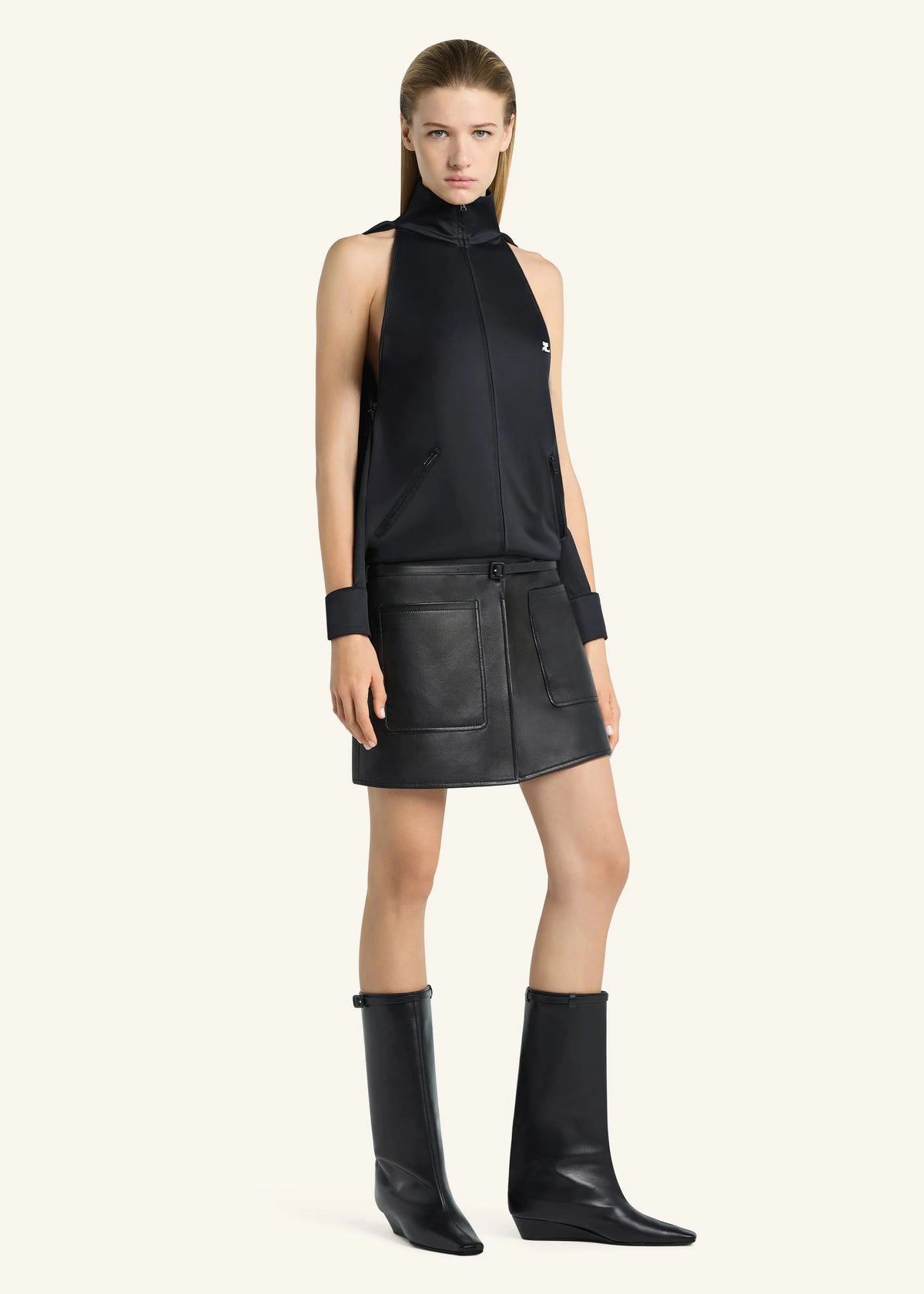 Courreges // Cut-Out Tracksuit Jacket / Black Womens Courreges 