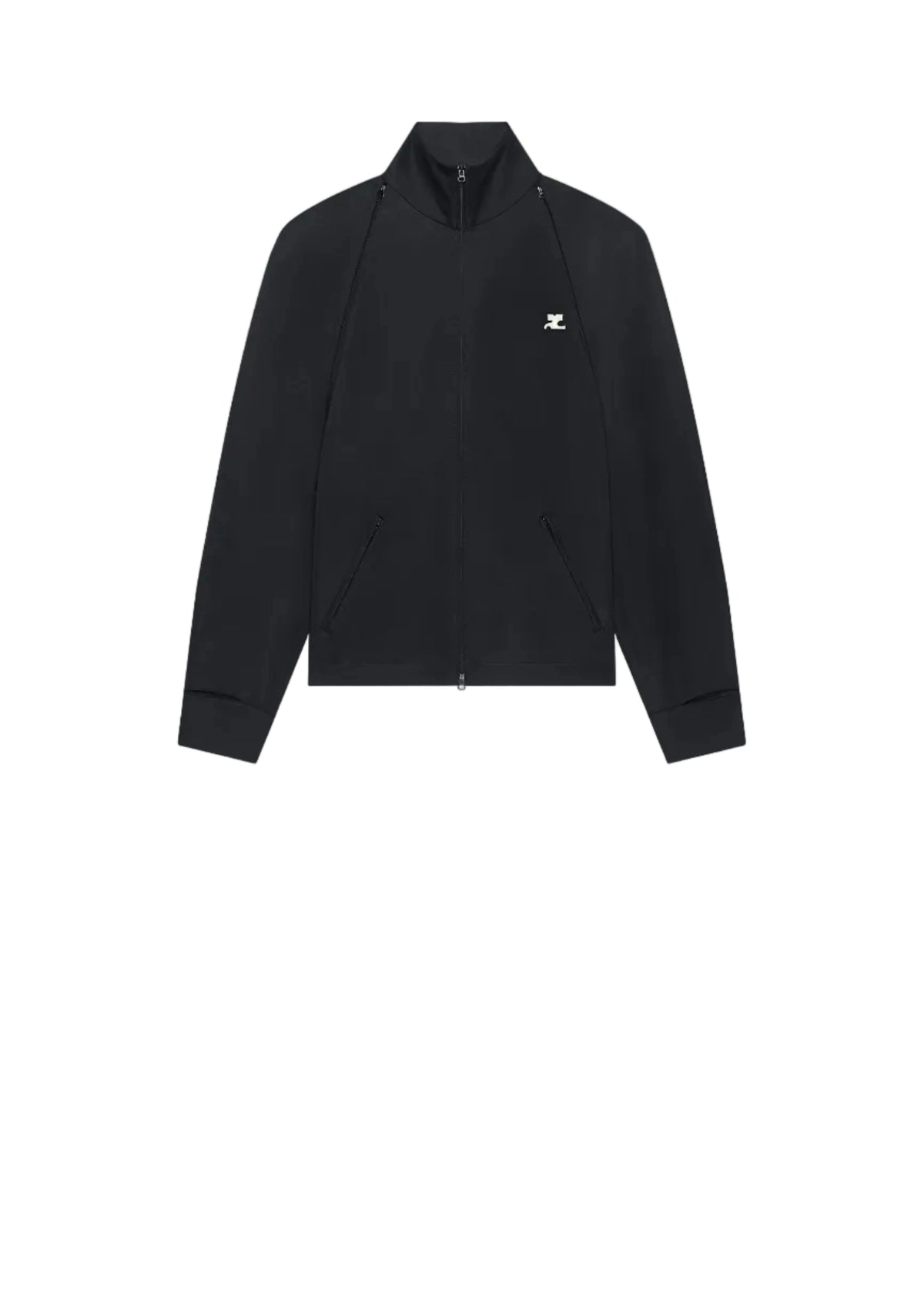 Courreges // Cut-Out Tracksuit Jacket / Black Womens Courreges 