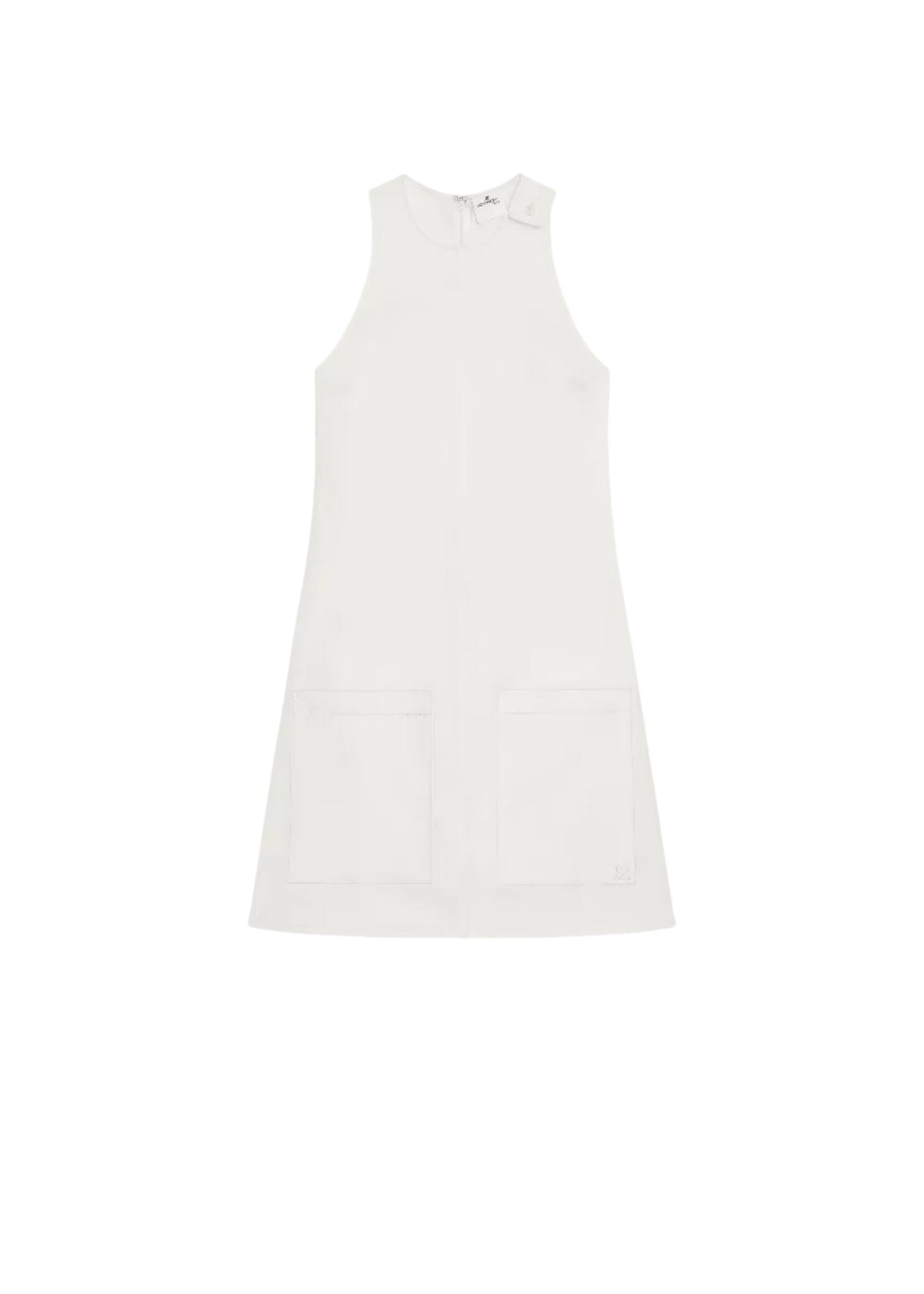 Courreges // Heritage Poplin Dress / Blanc Womens Courreges 