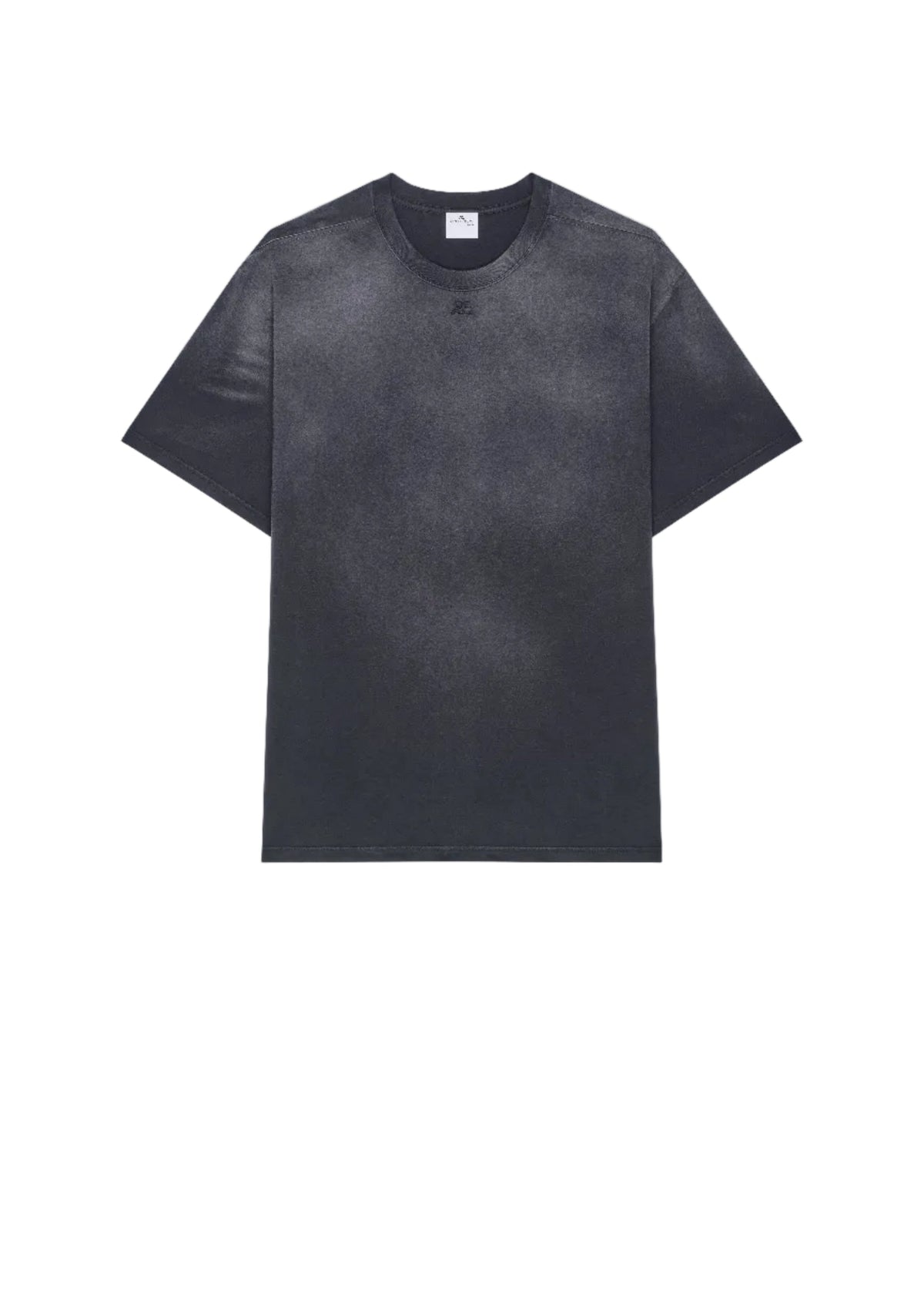Courreges // Oversized Solarized T-Shirt / Black Womens Courreges 