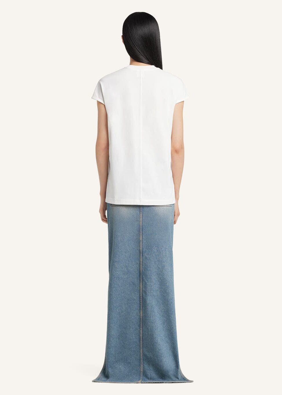 Courreges // Oversized T-Shirt / Heritage White Womens Courreges 