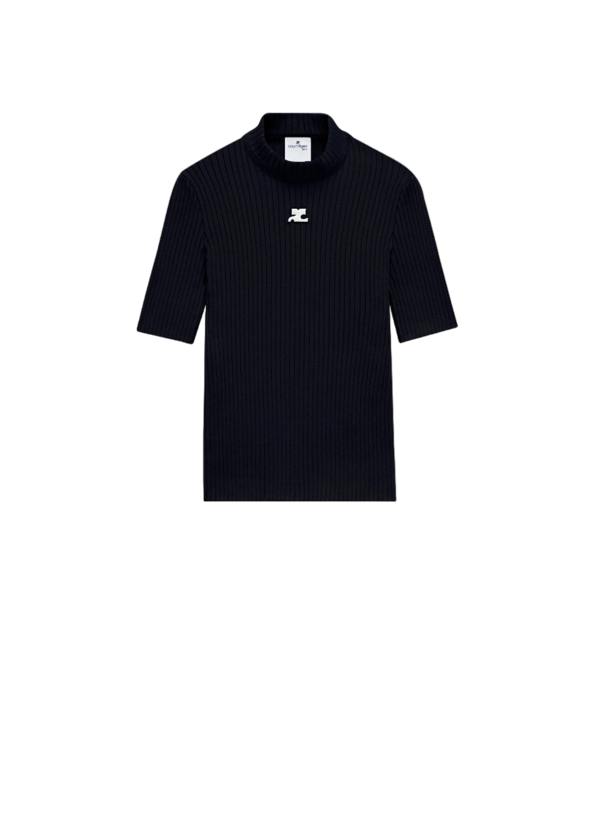 Courreges // Reedition Knit SS Jumper / Navy Womens Courreges 