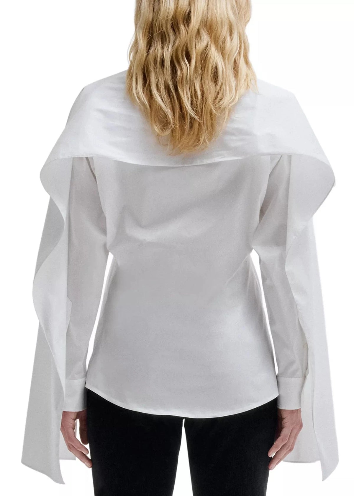 Darkpark // Anne Scarf Tailored Shirt / White Womens Darkpark 