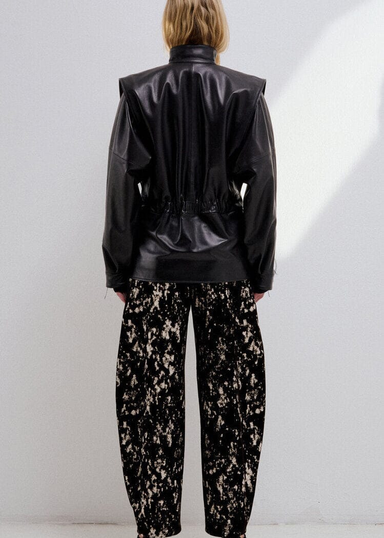 Darkpark // Gianna Gilet Leather Jacket / Dark Brown Womens Darkpark 