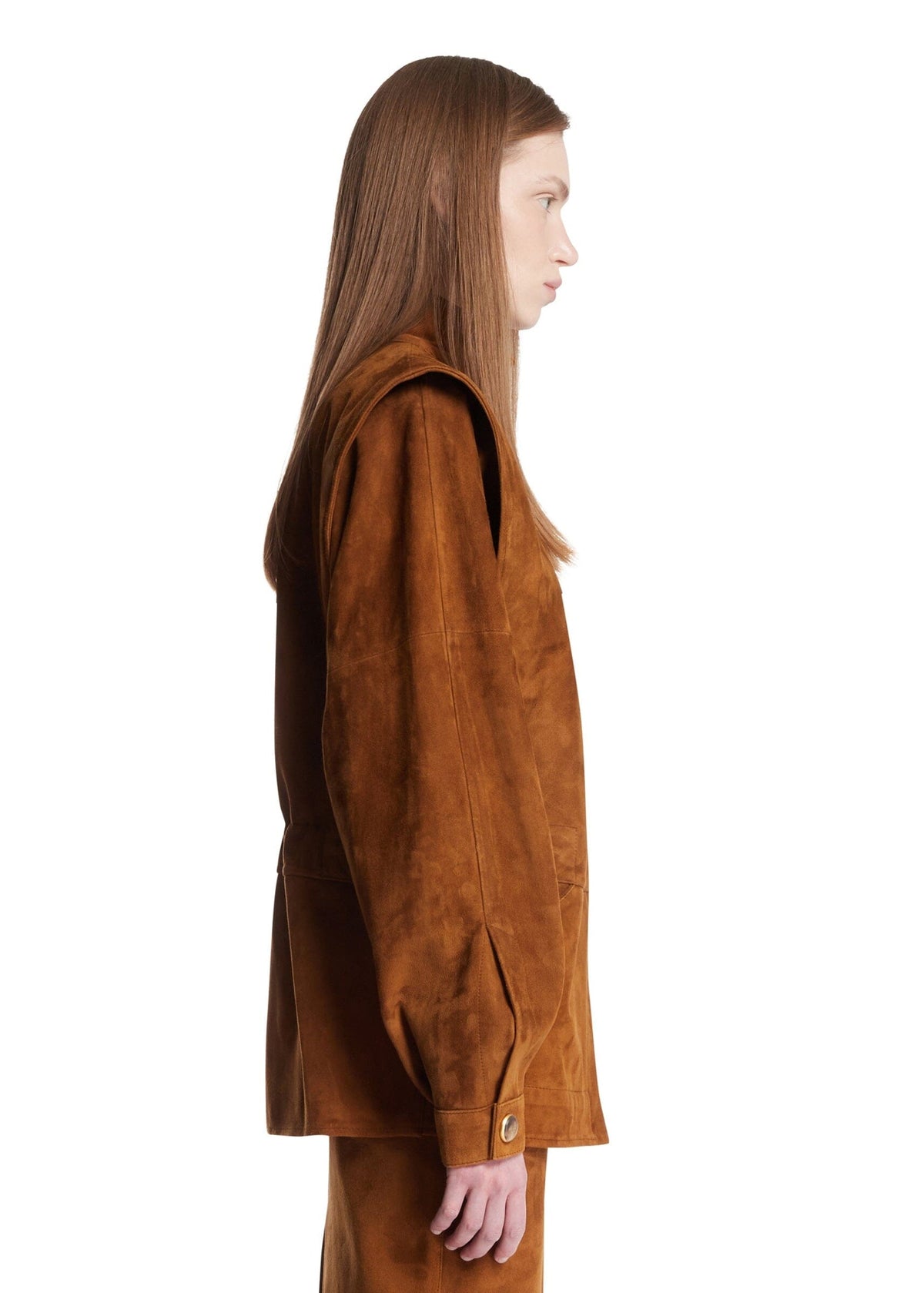 DARKPARK // Gianna Gilet Leather Jacket / Tobacco Womens Darkpark 