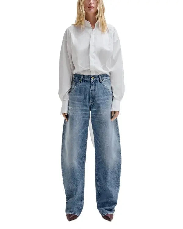 Darkpark // Khris Barrel leg Denim / Sunset Blue Womens Darkpark 