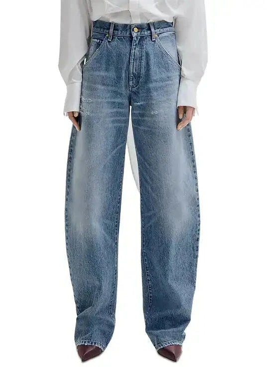 Darkpark // Khris Barrel leg Denim / Sunset Blue Womens Darkpark 