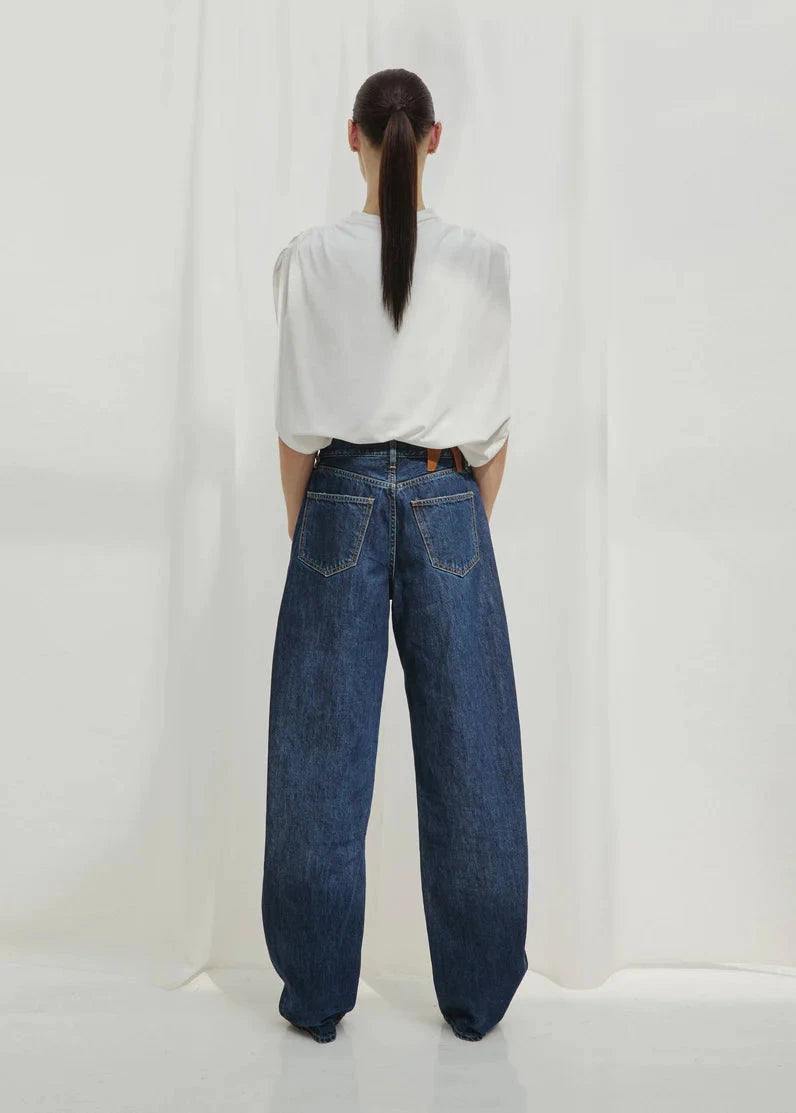 Darkpark // Khris Barrel Leg Denim / Tokyo Midnight Womens Darkpark 